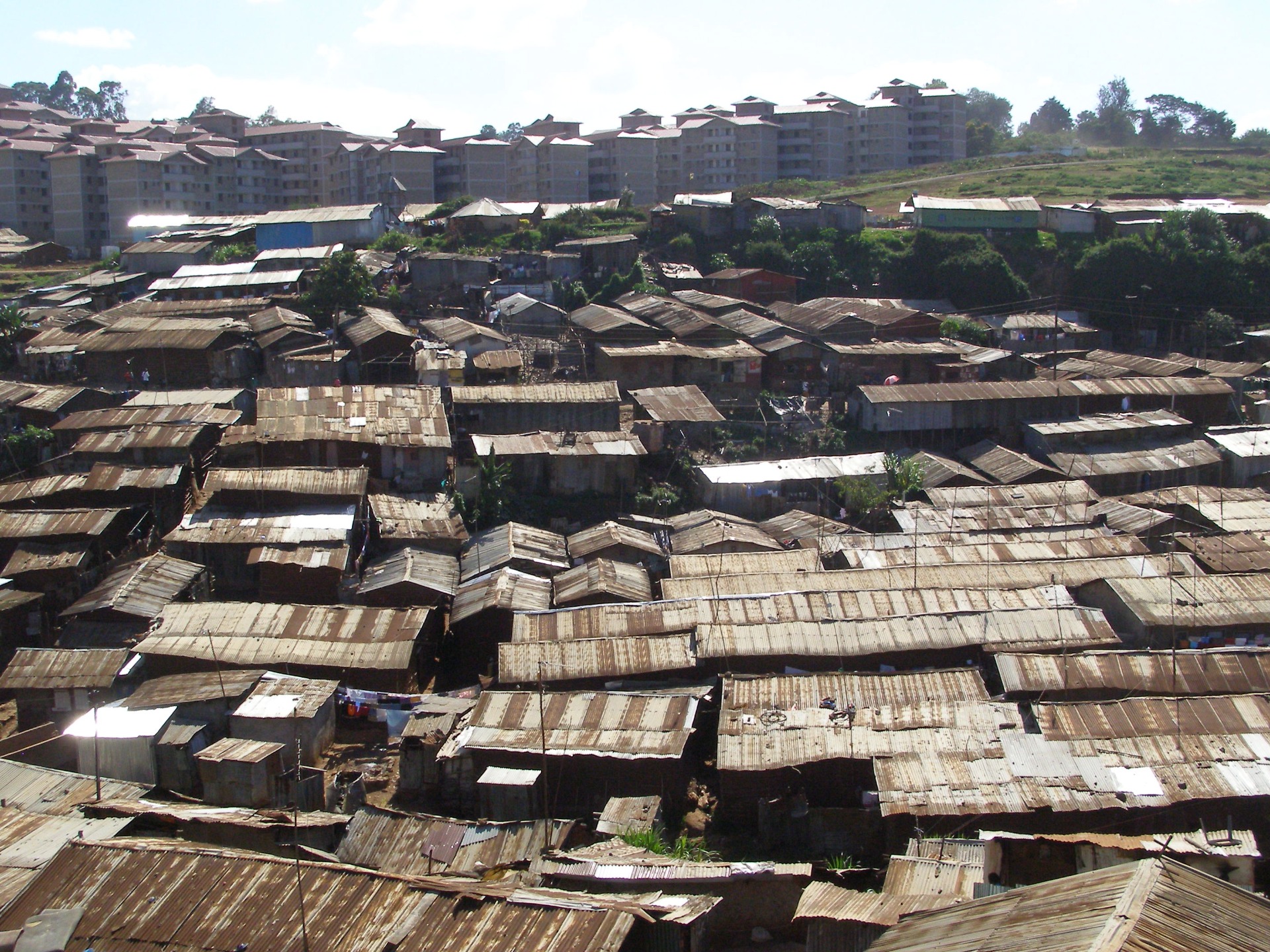 Chudinská čtvrť Kibera, Nairobi